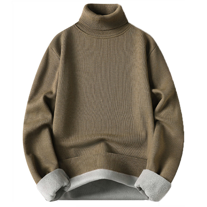 Mens Turtleneck Sweater Fleece - Turtleneck Sweater Men บทวิจารณ์และราคา