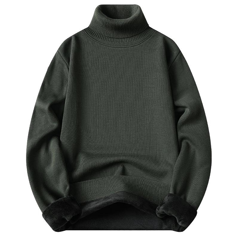 Mens Turtleneck Sweater Fleece - Turtleneck Sweater Men บทวิจารณ์และราคา