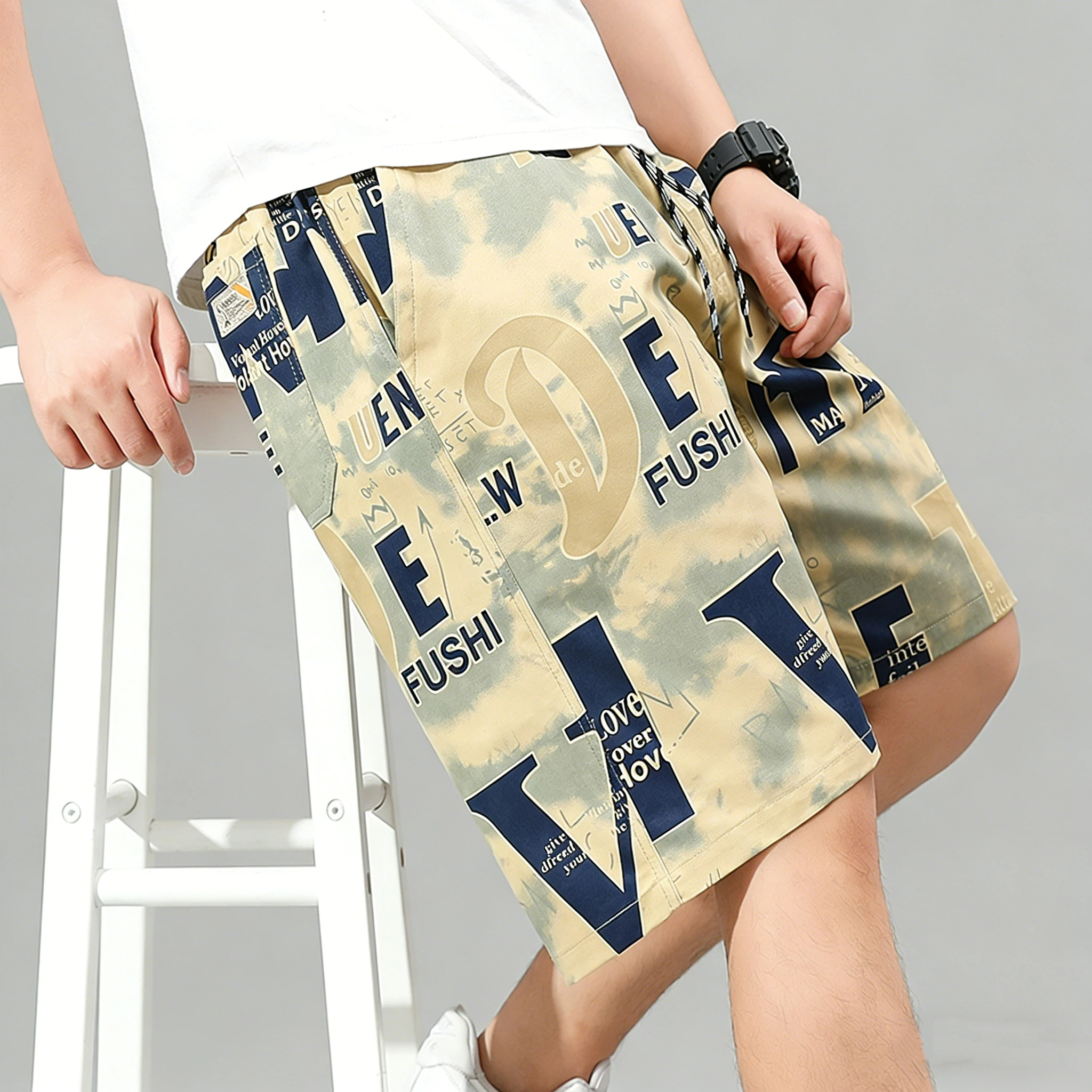 Men's Breathable Shorts Summer - Mens Fashion Cargo Pants บทวิจารณ์และราคา