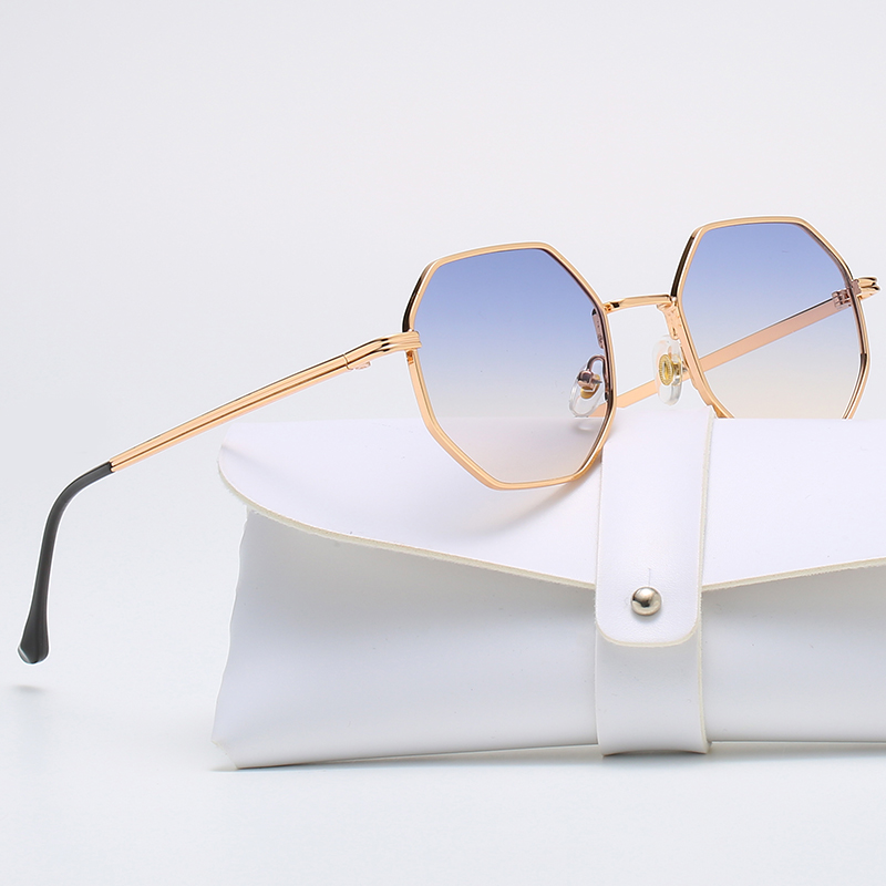 Square Polygon Metal Sunglasse - Men'S Fashion Old Money บทวิจารณ์และราคา