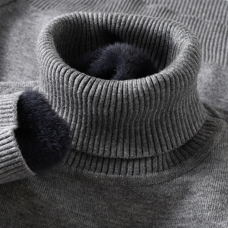 Sweatwear Mens Anti-pilling Hi - Turtleneck Sweater Men บทวิจารณ์และราคา