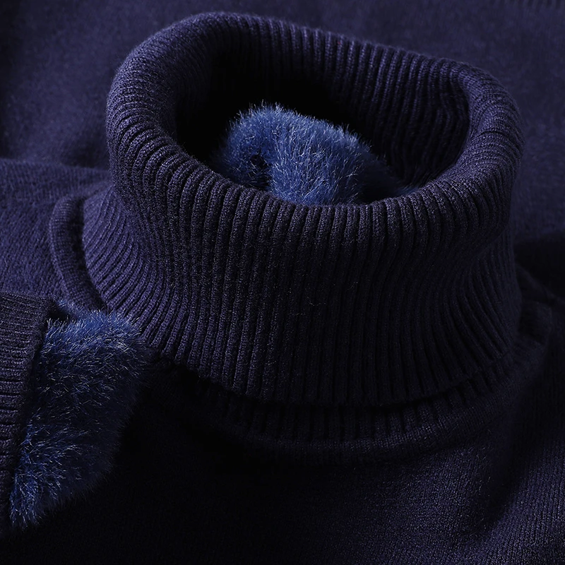 Sweatwear Mens Anti-pilling Hi - Turtleneck Sweater Men บทวิจารณ์และราคา